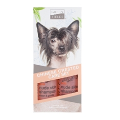  Greenfields Chinese Crested Care Sæt 2x250ml shampoo